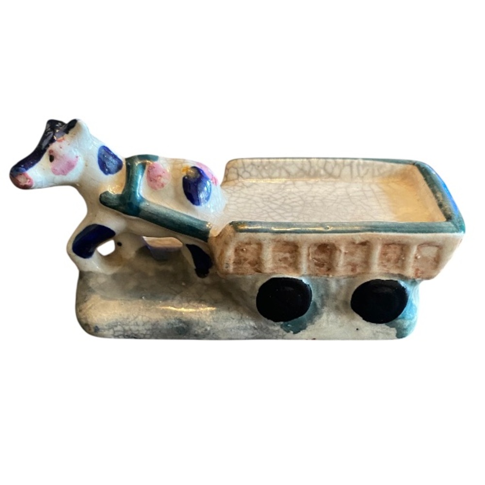 Vintage (Hand-Painted Japan) Ceramic Cow